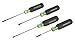 Greenlee 0153-03C Mini-Precision Screwdriver Set, 4 Piece, Silver