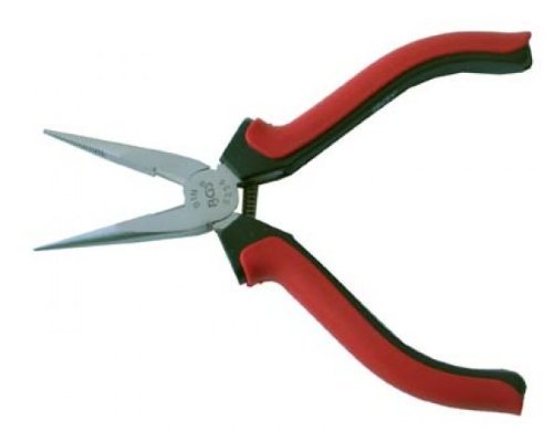 BGS Electronic Long-Nosed Pliers Straight with SpringÂ -Â 382 by BGS