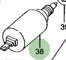 John Deere Original Equipment Solenoid #M122917