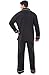 Alexander Del Rossa Mens Cotton Pajamas, Long Woven Pj Set, 2XL Black (A0714BLK2X)