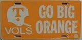 (6x12) University of Tennessee Go Big Orange NCAA License Plate