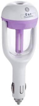 Car Air Humidifier WENEWER Mini Car Diffuser Essential Oil Ultrasonic Aroma Mist Purifier (Purple)