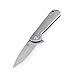 KIZER Cutlery Folding Pocket Knives Flipper Knife Frame Lock Titanium Handles Tactical EDC Knife, Envoy Ki3493
