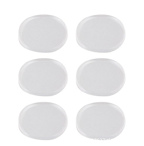 ieasysexy Drum Damper Gel Pads Transparent Cymbal Mute Pack for Drums and Cymbals Cymbal Set for Quiet Pratice 6-Piece Pack