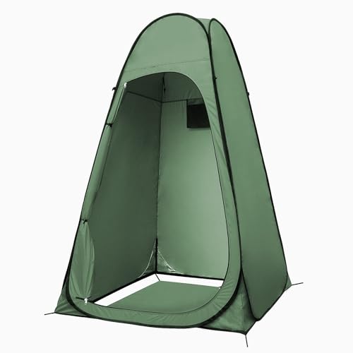 Camping Shower Tent, Pop Up Shower Cabin, Changemen Cabin Portable Outdoor Toilet Tents Outdoor Shelter, 120×120×190cm