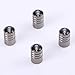 TK-KLZ 5Pcs Chrome Car Tire Valve Stem Caps for Lincoln Navigator TownCar Continental MKZ MKX MKC Decorative Accessories