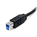 StarTech.com 6 ft / 2m Black SuperSpeed USB 3.0 Cable A to B - USB 3 A (m) to USB 3 B (m) (USB3SAB6BK)