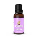 AromaOils Lavender Oil - 1 oz - 100% Pure Therapeutic Grade Scented Essential Oil - Best Now for Relaxation, Sleep, Headache, Migraine Relief, Stress Reduction, Massage Oil - Hair Shampoo, Scalp Treatment, Body Wash, Soap