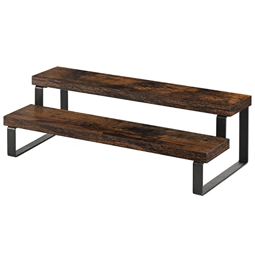 YINMIT Wood Display Riser Stand, Wooden Display