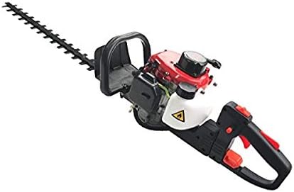 Amazon ヘッジトリマー 両刃 両面刃600mm 排気量22cc エンジン式ヘッジトリマー 高性能エンジン搭載 両刃 剪定バリカン 庭木バリカン ヘッジトリマー