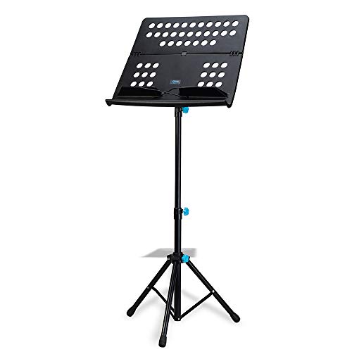 Guitto GSS-01 Music Stand Portable Music Stand for Music Sheet Folding Metal Stand Guitar Violin Music Book HolderÂ for Instrumental Performance, With Carrying Bag