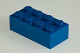 200x Lego Bright Blue (Blue) 2x4 Bricks Super Pack