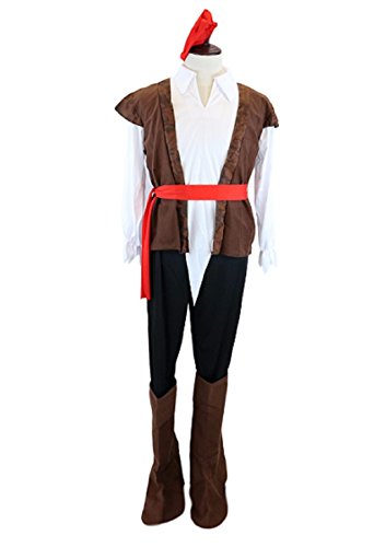 UNI Men's Pirate Costume Halloween Cosplay