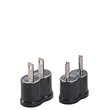 Adapter Plug America to South America Non Grounded A Polarized