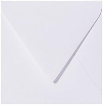 25-Envelopes 15 x 15 cm White