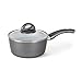Bialetti 07225 Aeternum Easy Covered Sauce Pan, 2 Qt, Silver
