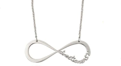 Made in USA INFINITY FOREVER DIRECTIONER Infinity One Direction Silver Tone Charm Necklace Best Gift