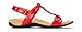 Vionic Women's Rest Farra Backstrap Sandal - Ladies Adjustable Sandals with Concealed Orthotic Support Red Patent 8 Medium US
