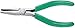 Xcelite DN54GV Flat Nose Plier with Green Cushion Grip Handle, Smooth Jaw, 5