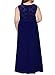 Nemidor Women's Deep- V Neck Sleeveless Vintage Plus Size Bridesmaid Formal Maxi Dress (20, Blue)