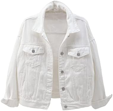 Ubuy Cheap White Jean Jacket White Denim Two Tone Jean Jacket Mens Men's  Color Block Ripped