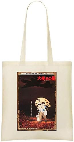 Grave Of The Fireflies Custom Printed Grocery Tote Bag - 100% Soft Cotton - Eco-Friendly & Stylish Handbag For Everyday Use - Custom Shoulder Bags
