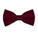 Men's Classic Pre-Tied Formal Tuxedo Bow Tie - S.H Churchill (Burgundy)