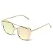 WearMe Pro - Elegant Street Fashion Metal Frame Women Mirror Cat Eye Sunglasses