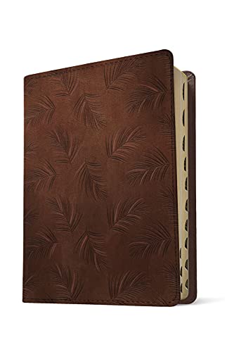 NLT Wide Margin Bible, Filament Enabled (LeatherLike, Dark Brown Palm, Indexed, Red Letter) NLT Wide Margin Bible, Filament Enabled (LeatherLike, Dark Brown Palm, Indexed, Red Letter) Imitation Leather