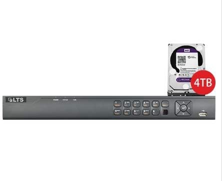 LTS LTN8708K-P8-4TB, Platinum Professional Plus Level 8 Channel 4K NVR, 8 PoE Ports, 1U, SATA up to 12TB, 4TB Pre-Installed Storage