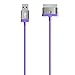 Belkin MIXIT 30-Pin ChargeSync Cable for iPhone 4/4S/3/3S, iPad 3G and iPad 2 (Purple)