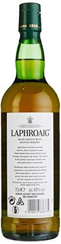 Laphroaig Triple Wood Islay Single Malt Scotch Whisky, mit Geschenkverpackung, einzigartig torfig-rauchig mit leichter Sherrysüße, 48% Vol, 1 x 0,7l – Bild 4