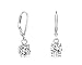 Buyless Fashion Girls And Women Dangle Earrings Silver CZ Fashion Jewelry - EDGRNDWHT