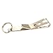 Keychain Pocket Clip Key Ring Holder - Eliminates Pocket Bulge. Small but Strong.