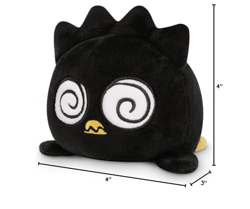 TeeTurtle - The Officially Licensed Original Sanrio Plushie - Badtz-Maru - Cute Sensory Fidget Stuffed Animals That Show Your Mood