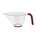 KitchenAid Gourmet Set of 3 Plastic Measuring Cups, Red