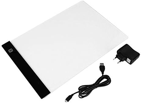 Best Quality - Digital Tablets - 4 Plug for A4 LED Light Stencil Art Copy Painting Drawing Pad Tattoo Pad Adapter USB Cable Dimable EU/UK/AU/US Plug - by Viet-GT - 1 PCs