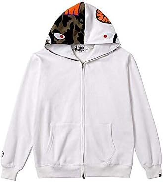 Mazuss Bape Casual Cotton Zip Jacket Hoodie Sweater for Men/Women