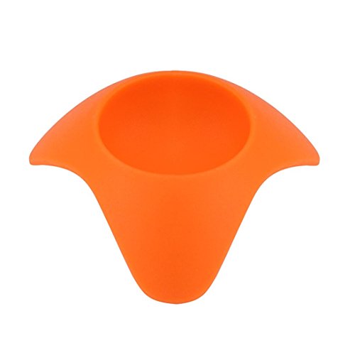Botrong Silica Gel Egg Holder Protection Rack Kitchen Portable Tools Home Useful Egg Holder (Orange)