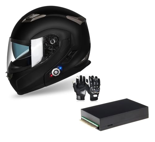 FreedConn BM2-S Modular Flip Up Motorcycle Helmet + Backup Battery