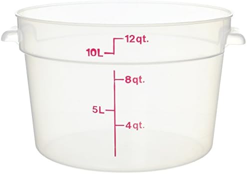 Cambro Camware Translucent Round Food Storage Containers 12 Quart (Rfs12Pp) Category Food Storage Round Containers