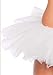 Leg Avenue Women's Organza Tutu, White, One Size