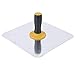 Aluminum Plastering Hawk, Lightweight Plastering Handheld Plate with Comfort Grip Handle Size 30x30x13cm for Household Drywall Building Remodel