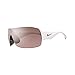Nike Vomero 12 E Sunglasses, White/Total Crimson, Max Speed Tint Lens