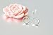 925 Sterling Silver Stud Earrings Simple Circles Women Earrings Female Jewelry