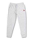 Riot Society Broken Heart Embroidered Mens Joggers