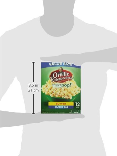 Orville Redenbacher's SmartPop! Butter Microwave Popcorn, 2.69 Ounce Classic Bag, 12-Count, Pack of 6 - Thumbnail 6