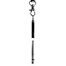 UNM-STORE Dog Training Whistle for Barking Control with Free Premium Quality Lanyard Strap, Adjustable Pitch and Ultrasonic Sound, Matte Black