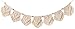 Mkono Macrame Woven Wall Hanging Fringe Garland Banner Bohemian Wall Decor Woven Home Decoration for Apartment Bedroom Living Room Gallery Baby Nursery, 7.5
