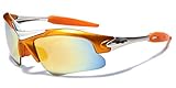Half Frame Men's Sport Wrap Around Baseball Cycling Sunglasses